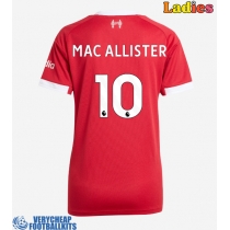 Liverpool Alexis Mac Allister #10 Replica Home Shirt Ladies 2025-26 Short Sleeve